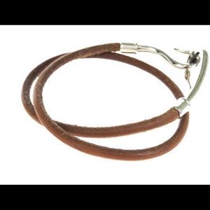 Hermès Jumbo Hook Double Wrap Bracelet